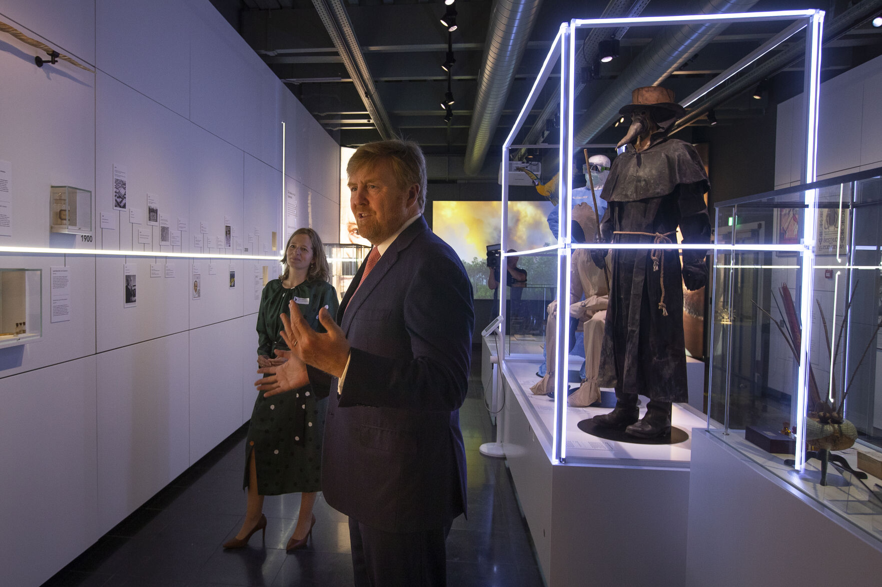 Netherlands Virus Outbreak Exhibition
